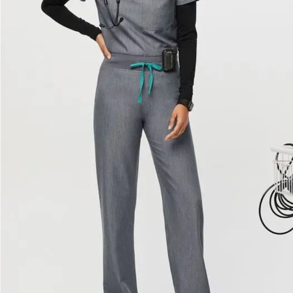 Gray Women's Scrub Pants